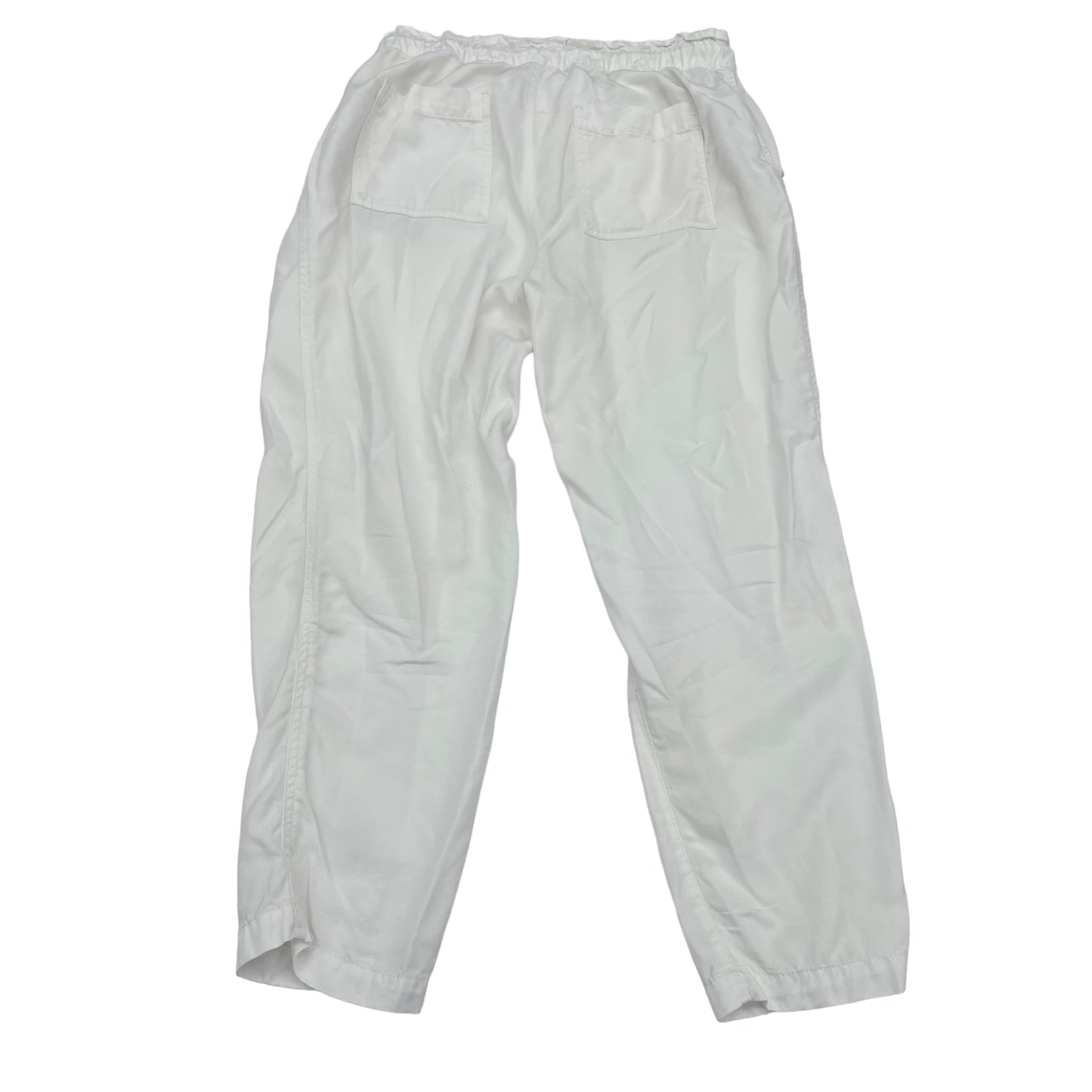 WHITE PANTS LINEN by LOFT Size:M