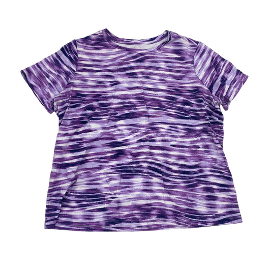 PURPLE TOP SS by STUDIO WORKS Size:1X