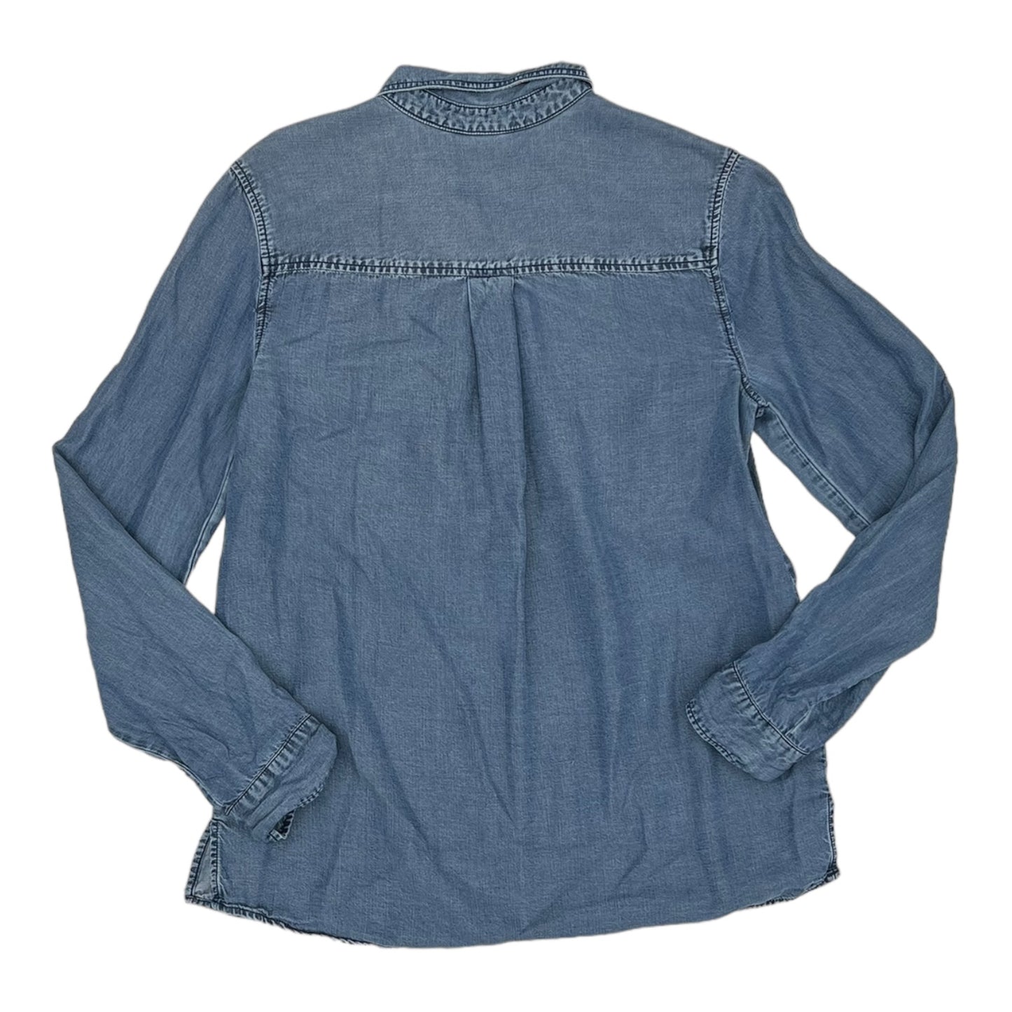 BLUE DENIM TOP LS by EXPRESS Size:S