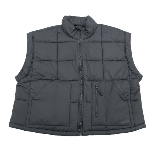 BLACK VEST PUFFER & QUILTED by FABLETICS Size:2X