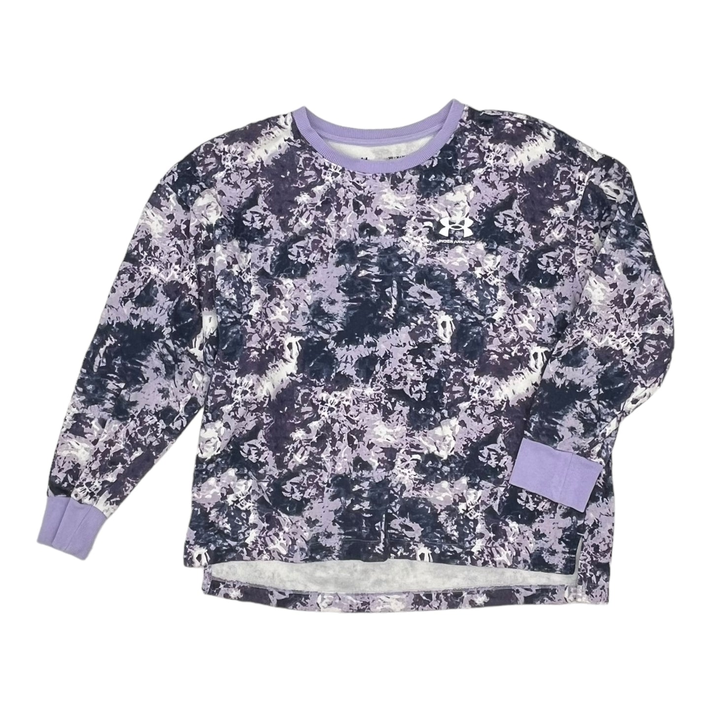 PURPLE ATHLETIC TOP LS CREWNECK by UNDER ARMOUR Size:M