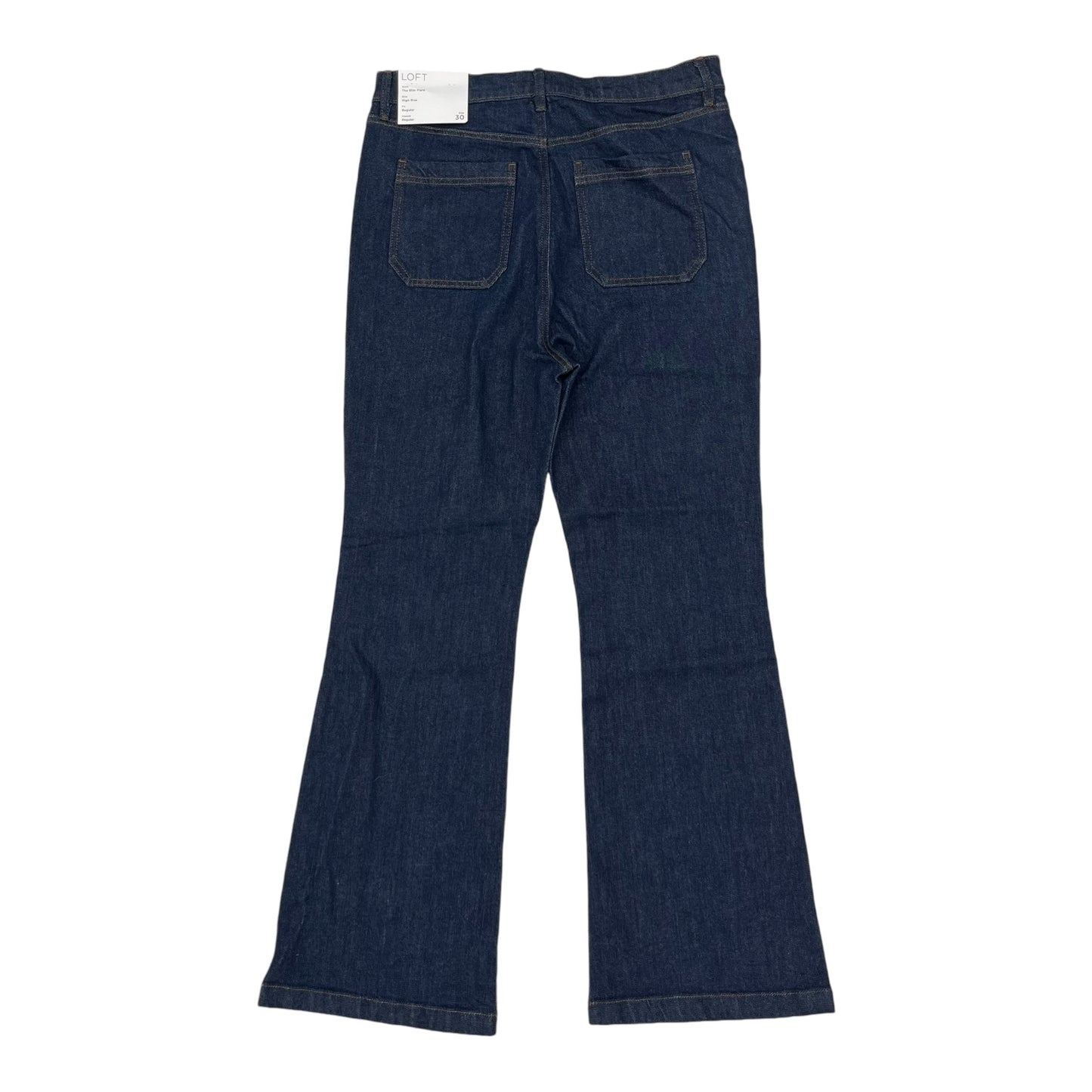 BLUE DENIM JEANS FLARED by LOFT Size:10