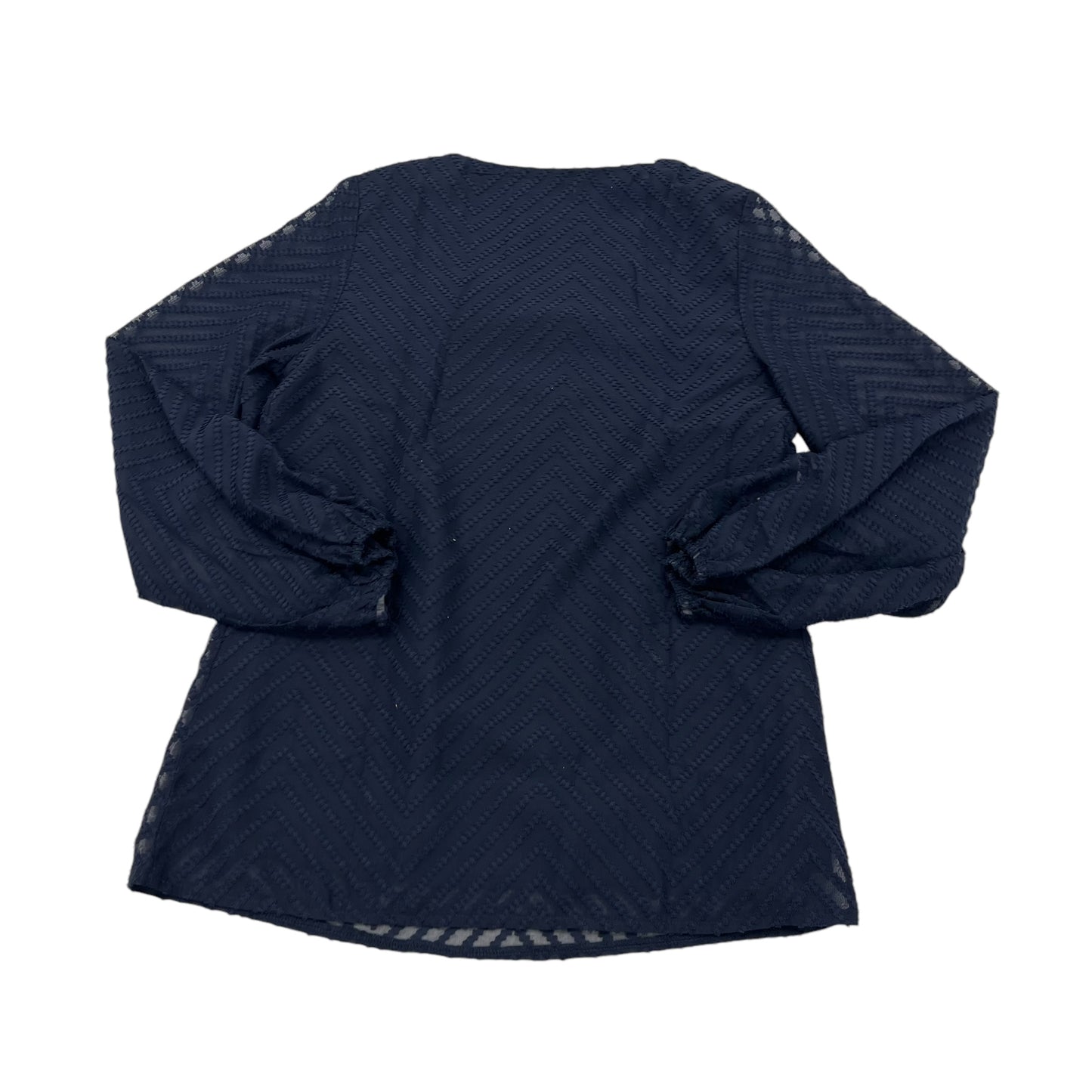 TOP LS By CLOTHES MENTOR In NAVY, Size:S