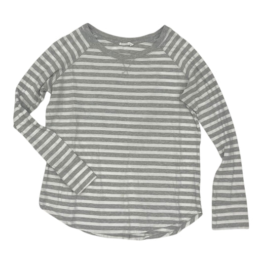 Top Ls By Double Zero In Grey & White, Size:L