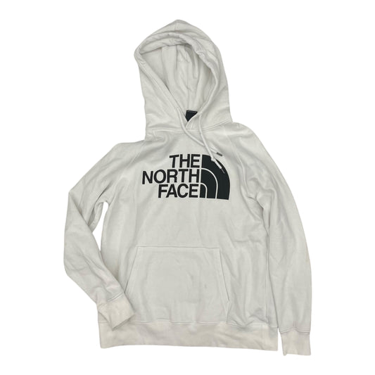 Athletic Sweatshirt Hoodie By The North Face In White, Size:M