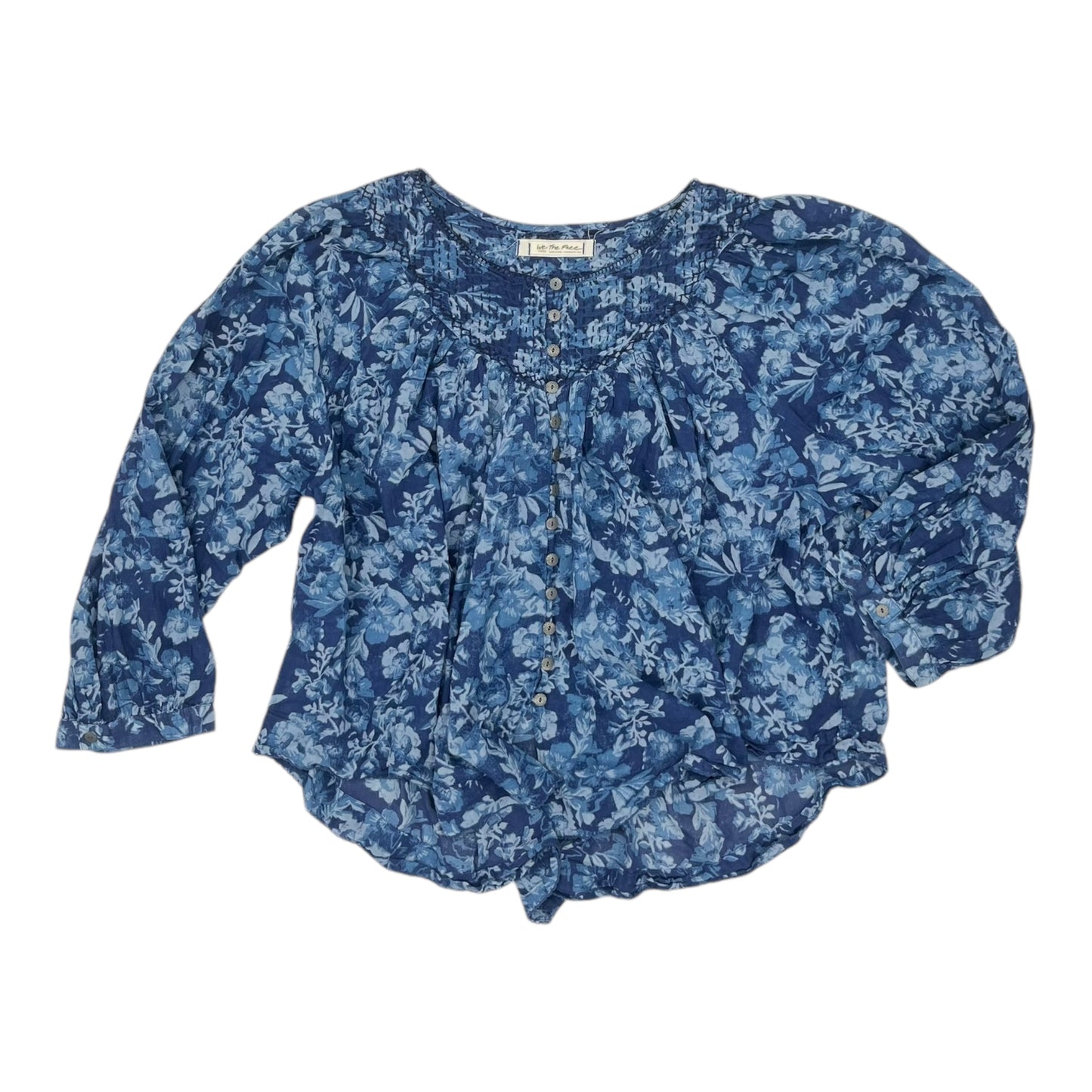 Top Ls By We The Free In Blue, Size:L