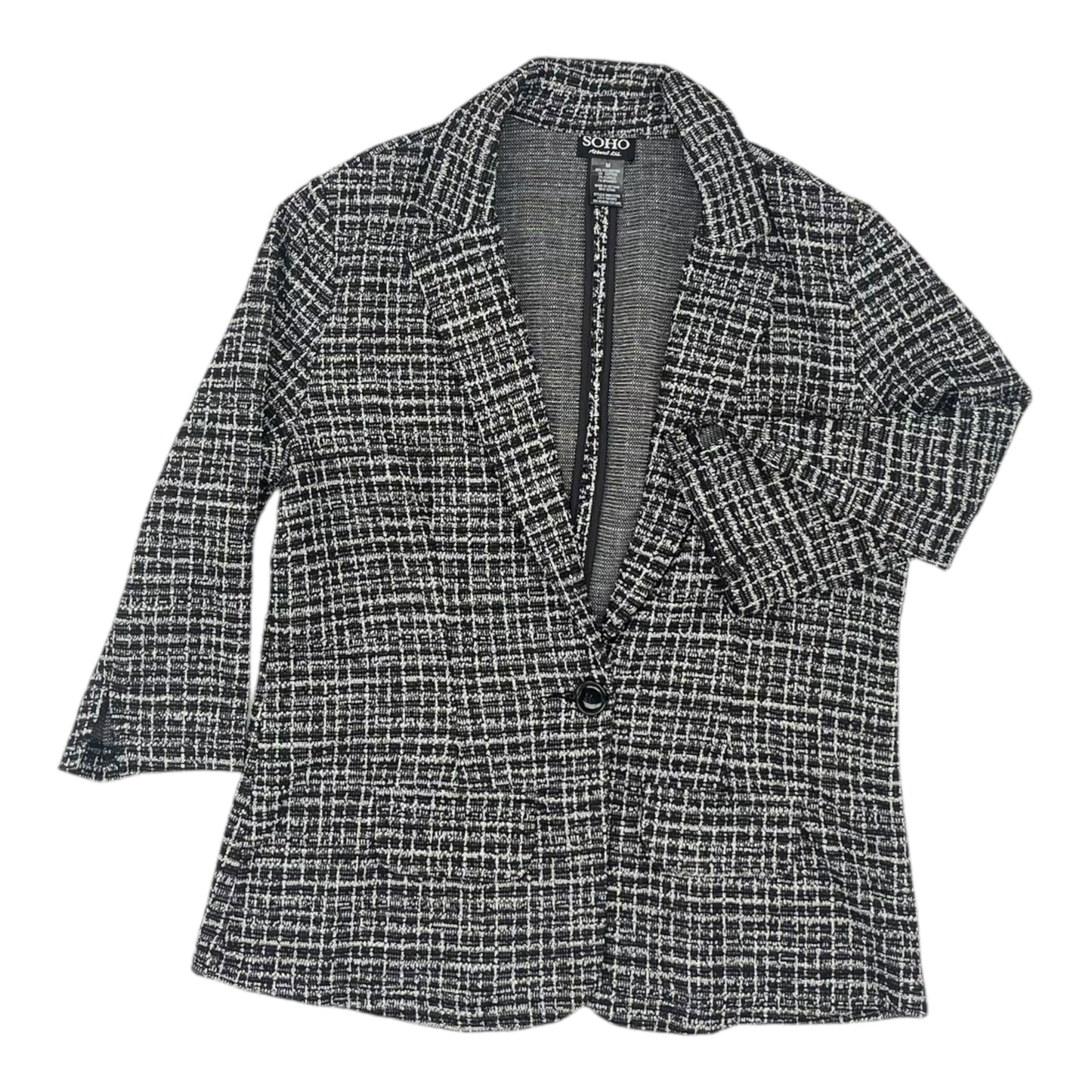 Blazer By Soho Design Group In Black, Size:M