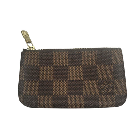 Coin Purse Luxury Designer By Louis Vuitton In Brown, Size:Small