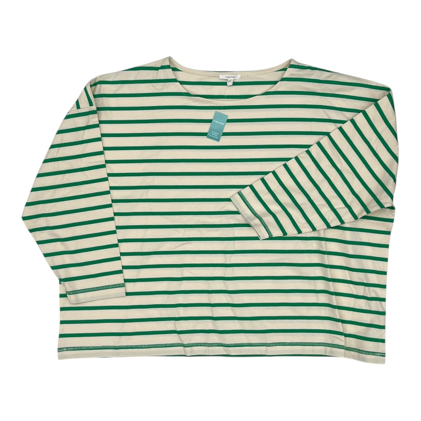 Top Ls By Maurices In Green, Size:3X