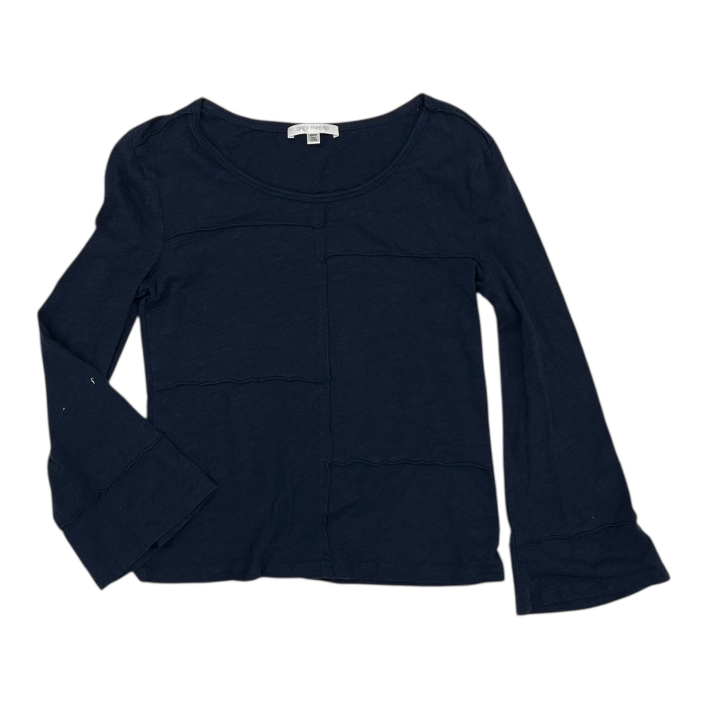 Top Ls By Clothes Mentor In Navy, Size:Xs