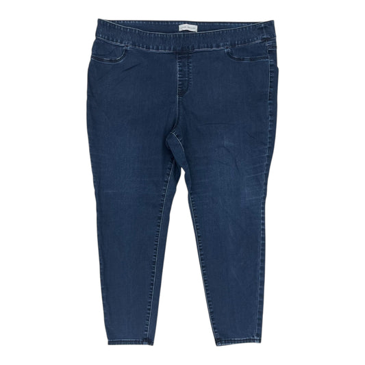 Jeans Jeggings By Lane Bryant In Blue Denim, Size:24