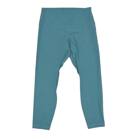 ATHLETIC LEGGINGS CAPRIS by LULULEMON In BLUE, Size: 10
