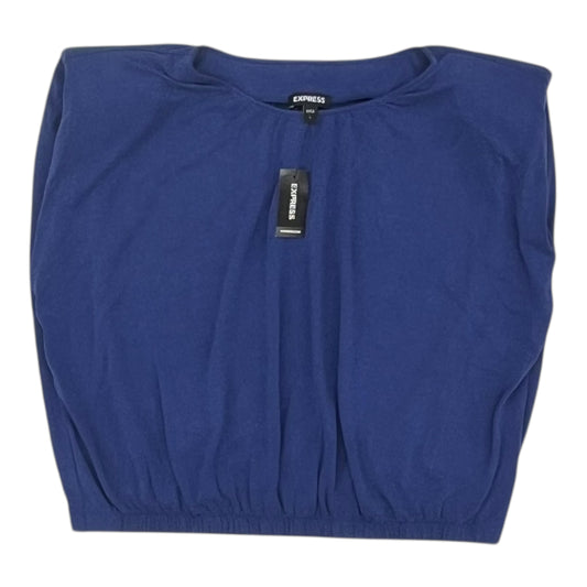 Top Ss By Express In Blue, Size:L