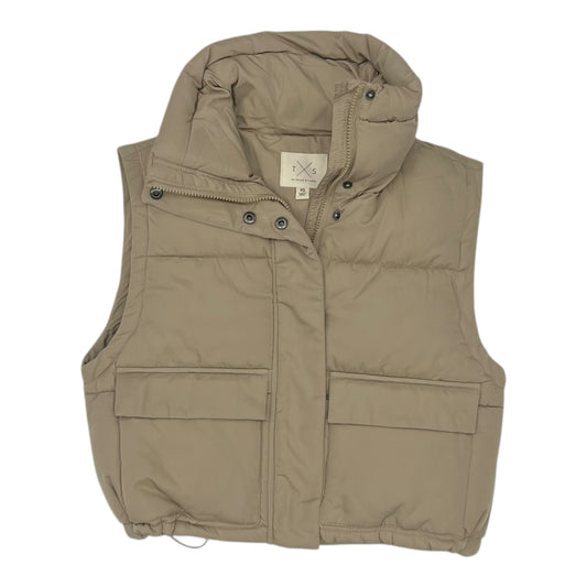 Vest Puffer & Quilted By Thread And Supply In Tan, Size:Xs