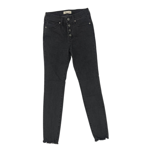 Jeans Skinny By Madewell In Black Denim, Size:2