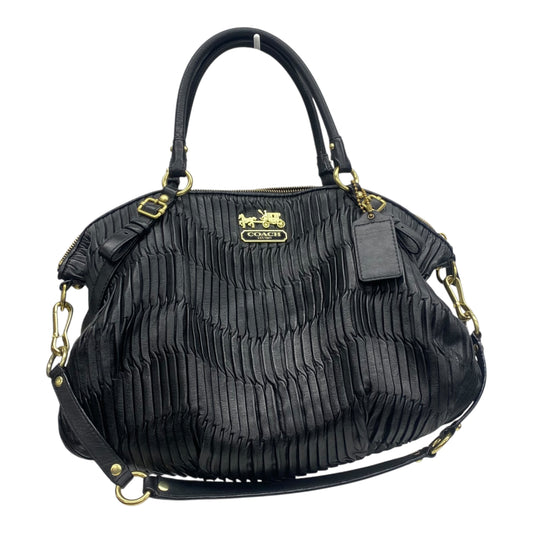 Handbag Designer By Coach In Black, Size:Large