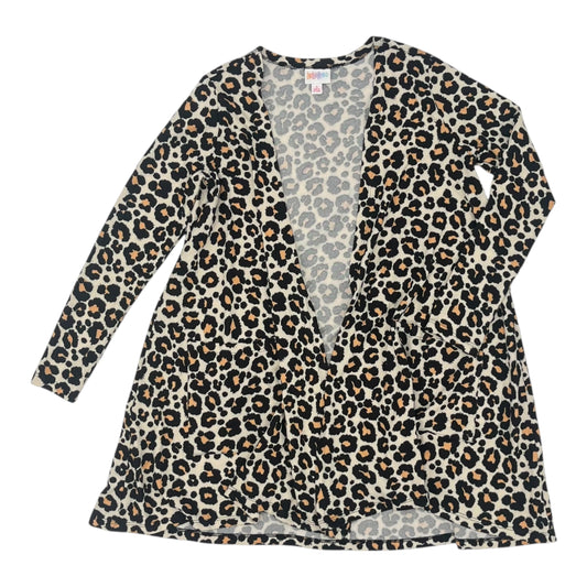 Sweater Cardigan By Lularoe In Animal Print, Size:S