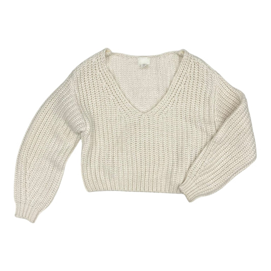 Sweater By H&M In Cream, Size:S