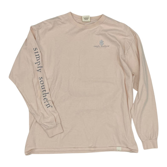 Top Ls By Simply Southern In Peach, Size:Xl