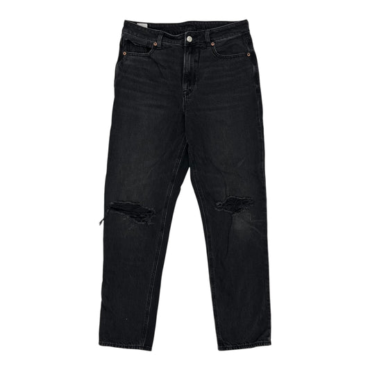 Jeans Boyfriend By American Eagle In Black Denim, Size:6