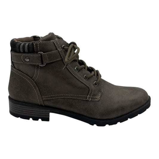 Boots Ankle Flats By Sporto In Brown, Size:10