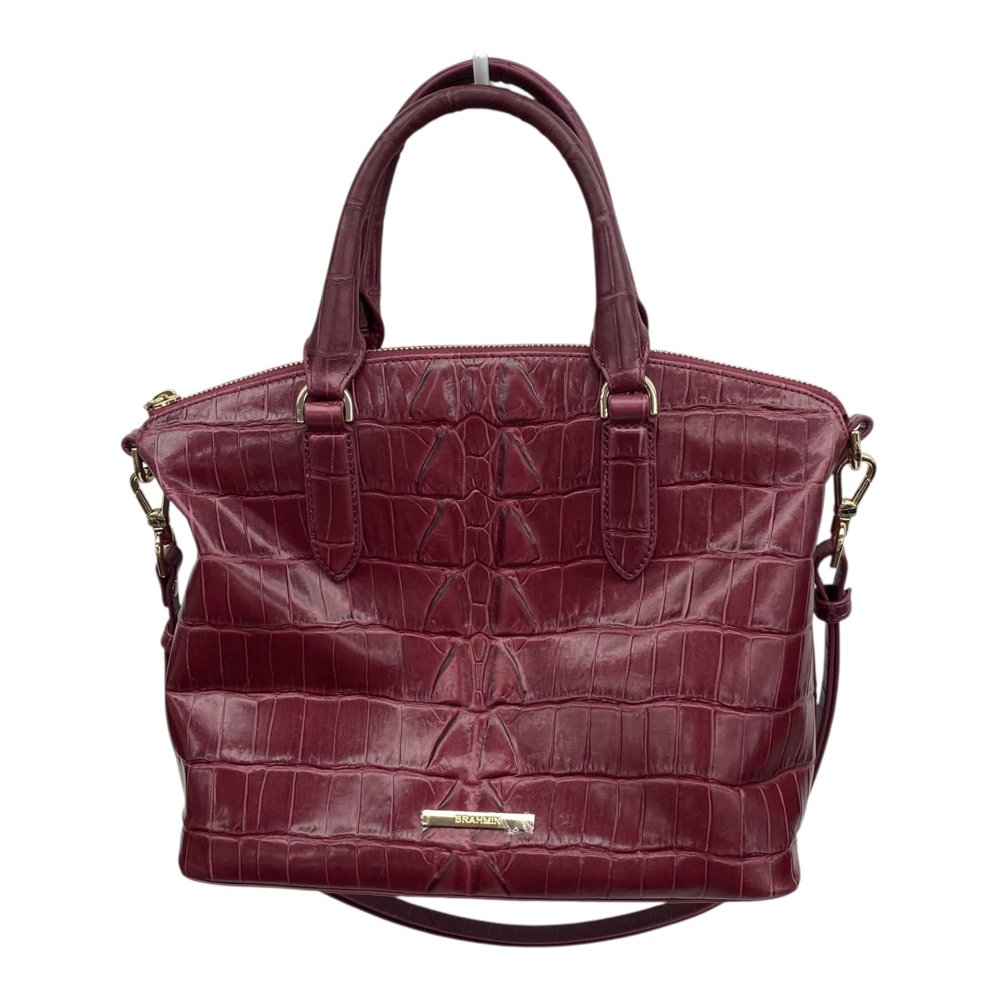 Handbag Designer By Brahmin In Red, Size:Medium