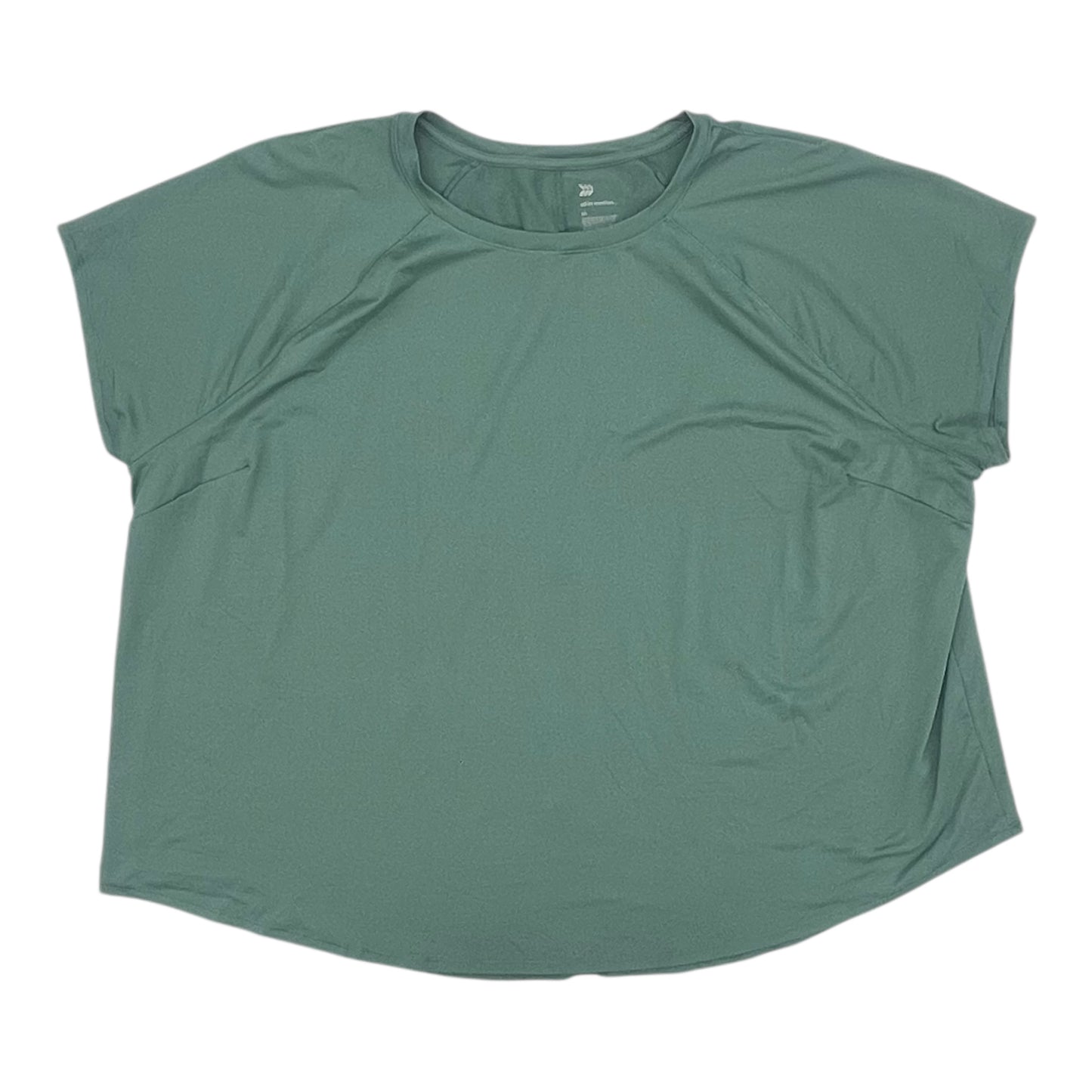 Athletic Top Ss By All In Motion In Green, Size:4X
