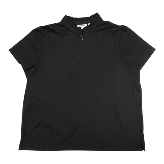 Top Ss By Chicos In Black, Size:Xxl