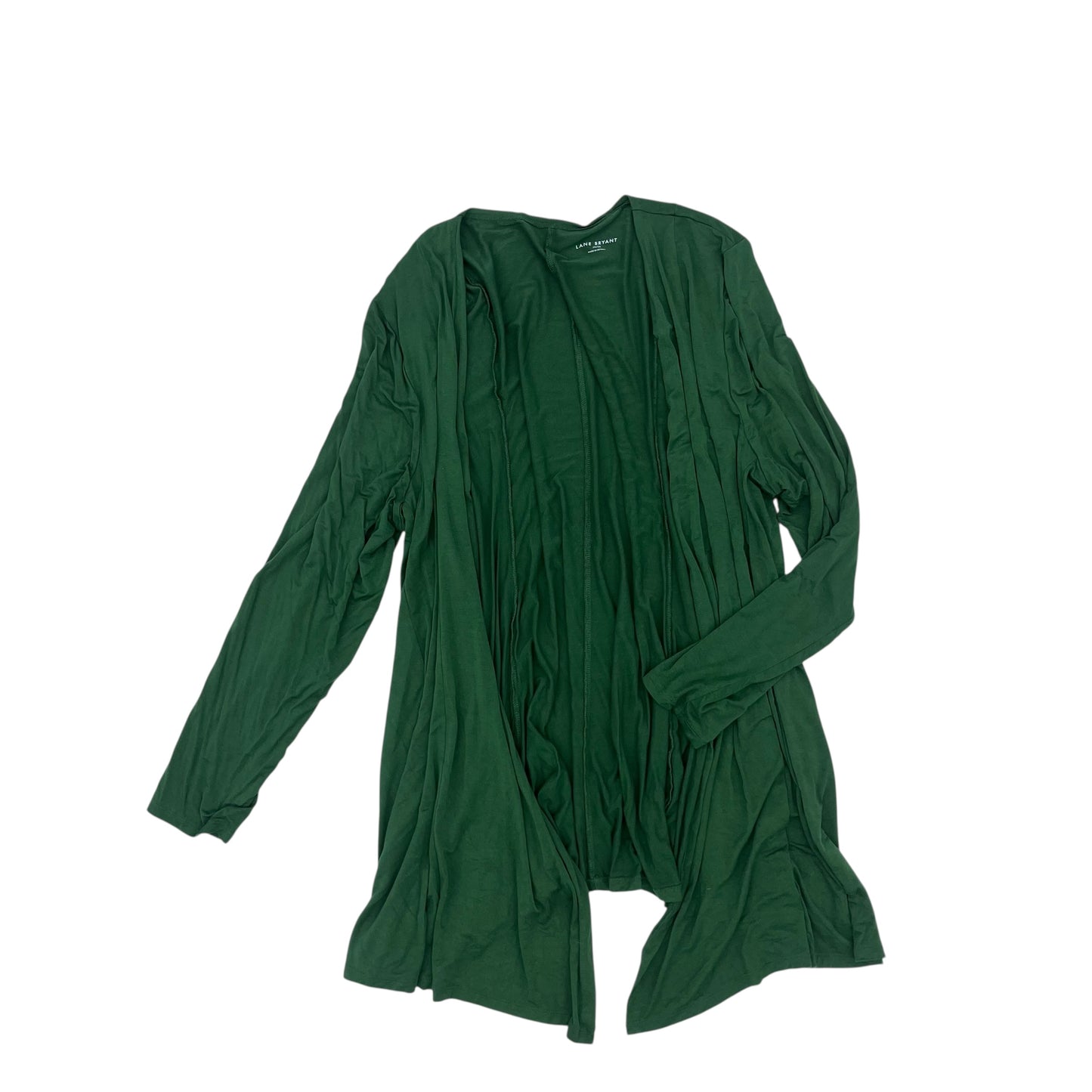 Cardigan By Lane Bryant In Green, Size:4X