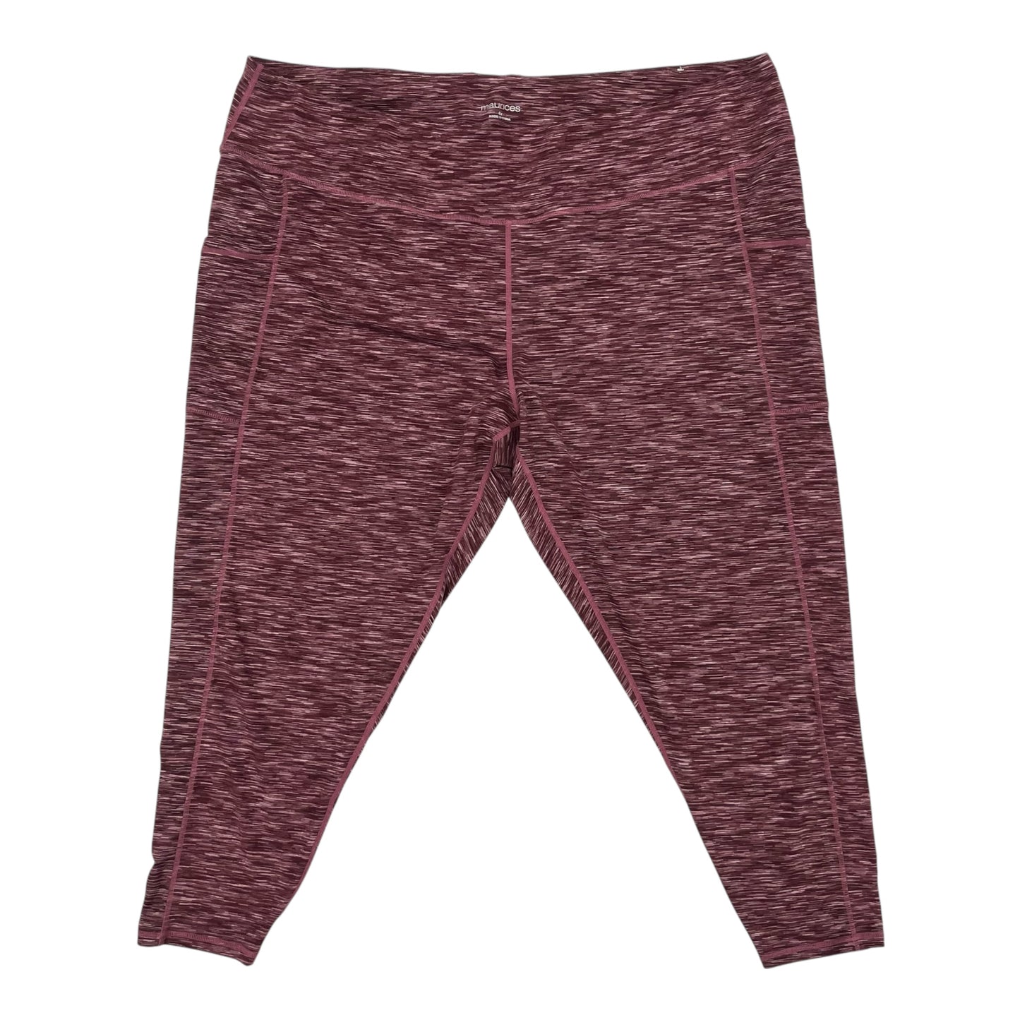 Athletic Leggings By Maurices In Purple, Size:4X