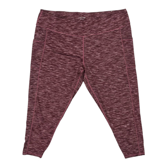 Athletic Leggings By Maurices In Purple, Size:4X
