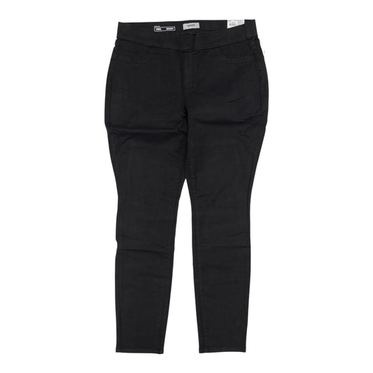 Jeans Skinny By Sonoma In Black Denim, Size:16