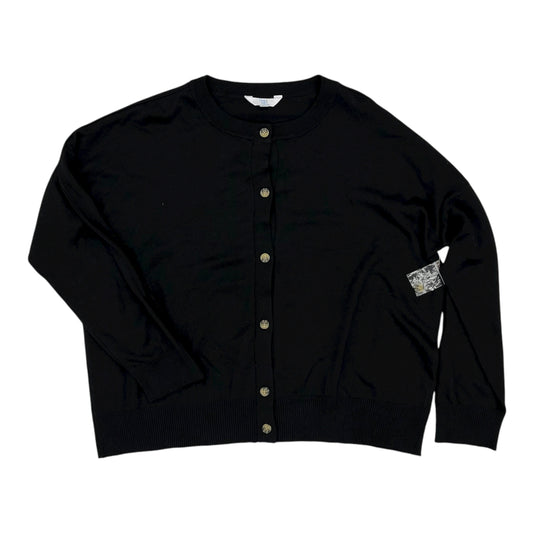 Sweater Cardigan By Time And Tru In Black, Size:Xl