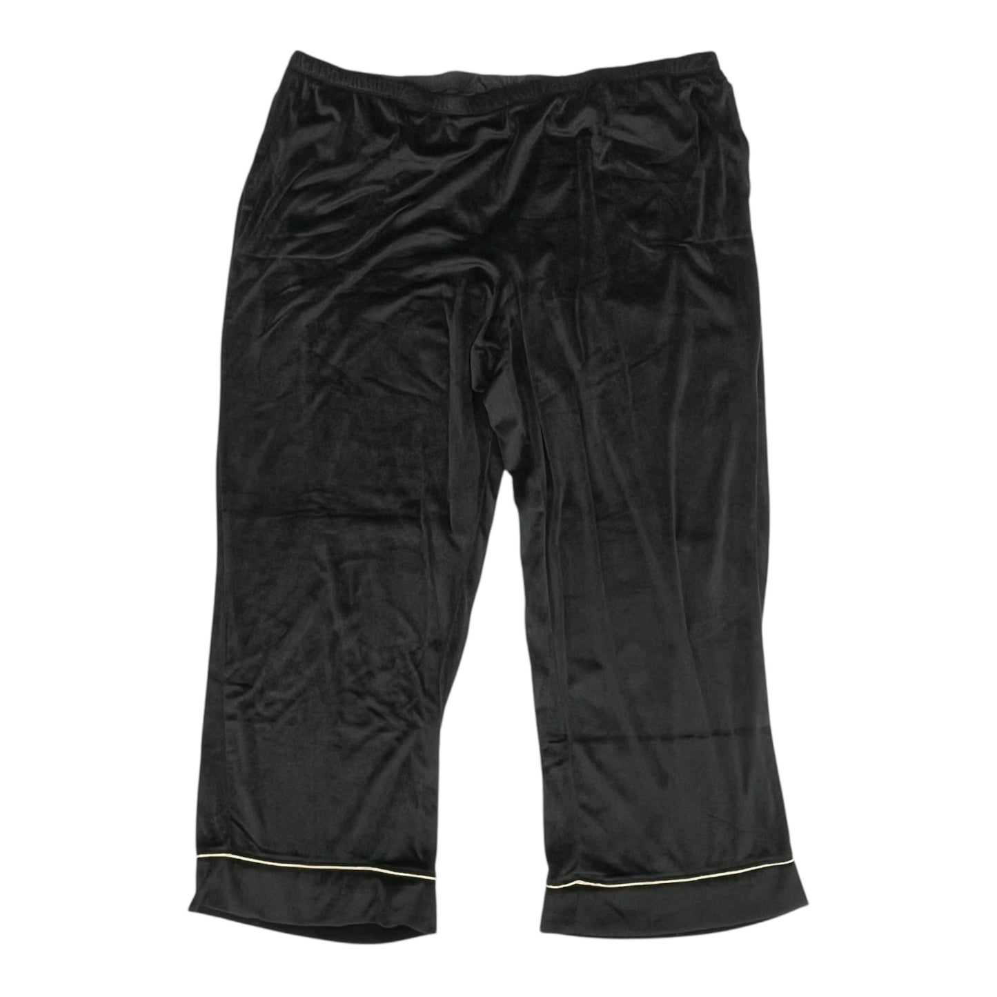 Pajama Pants By Joyspun In Black, Size:3X