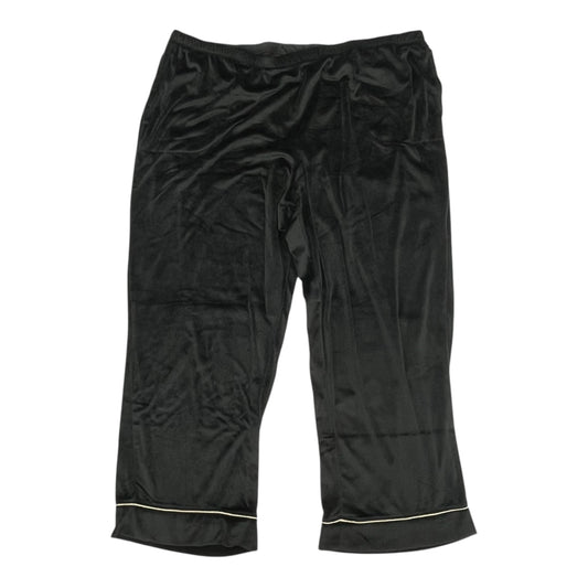 Pajama Pants By Joyspun In Black, Size:3X