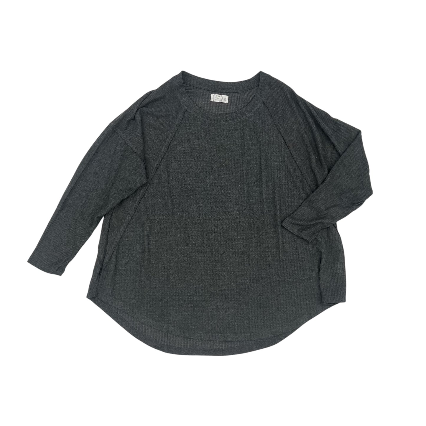 Top Ls By Maurices In Grey, Size:2X