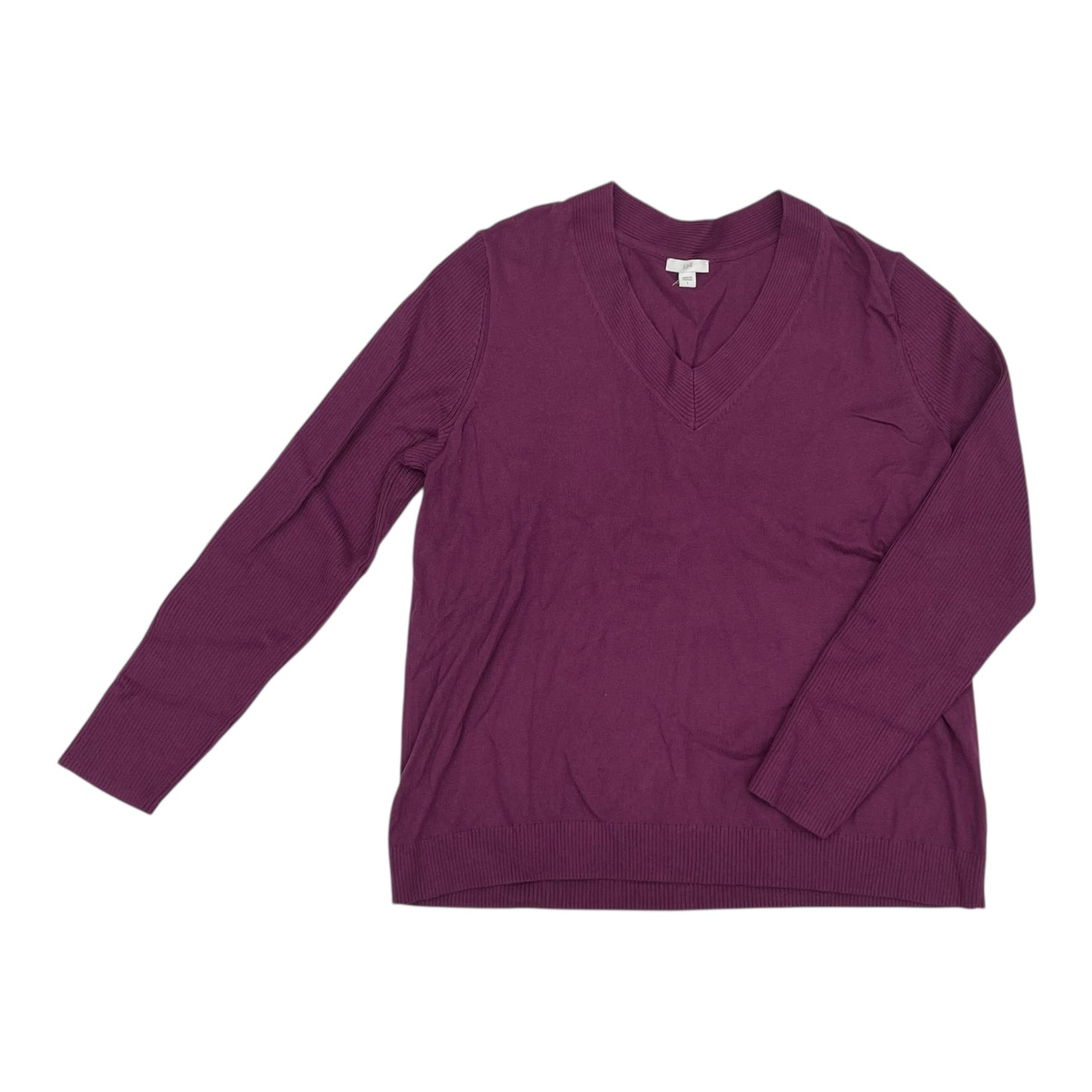 Sweater By J. Jill In Purple, Size:L