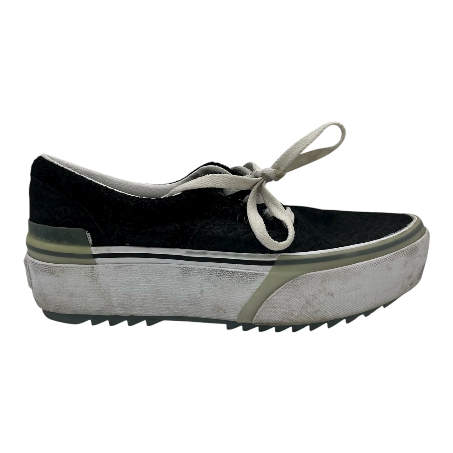 Shoes Sneakers By Vans In Black, Size:6.5