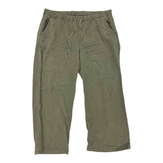 Pants Wide Leg By American Eagle In Green, Size:Xl