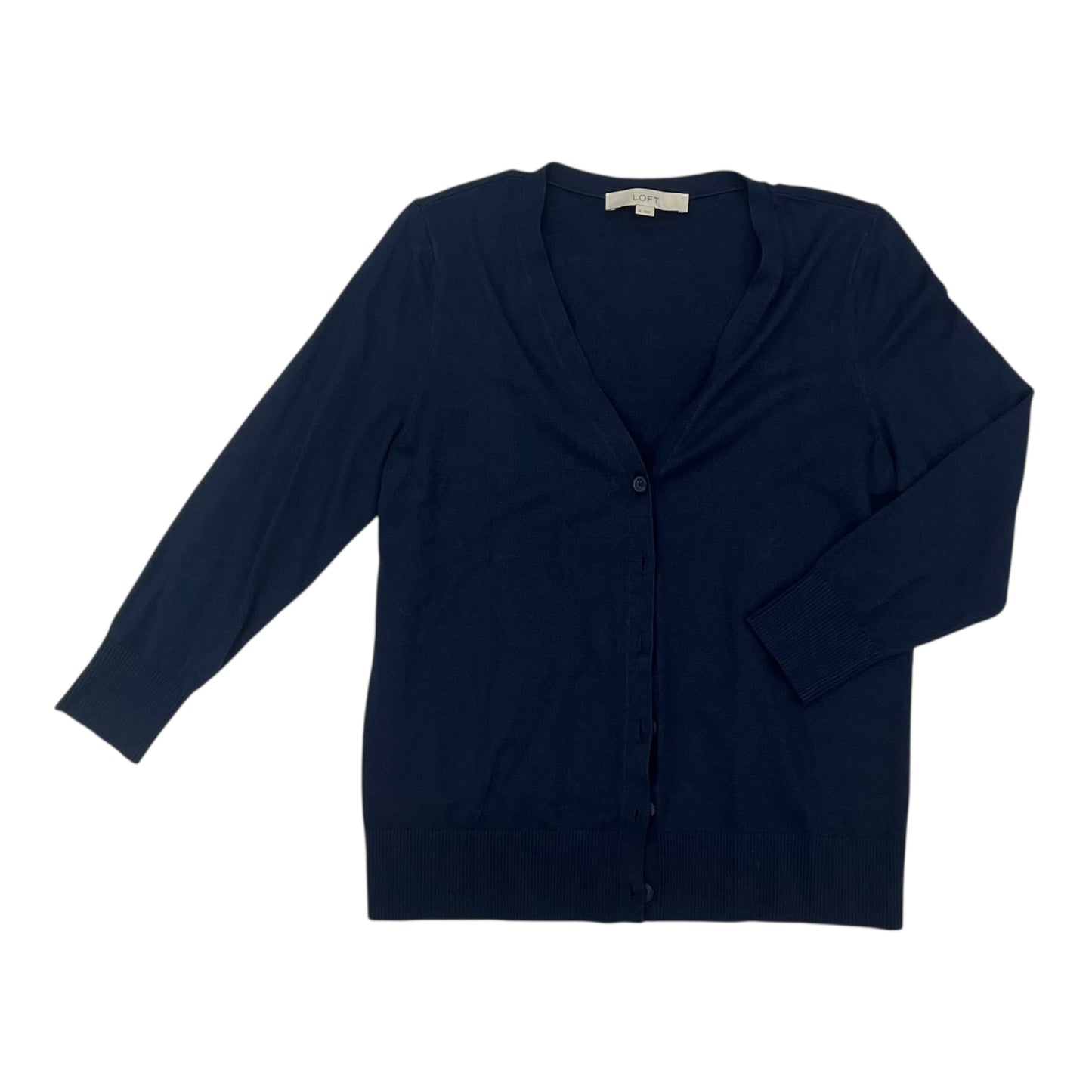 Cardigan By Loft In Navy, Size:M