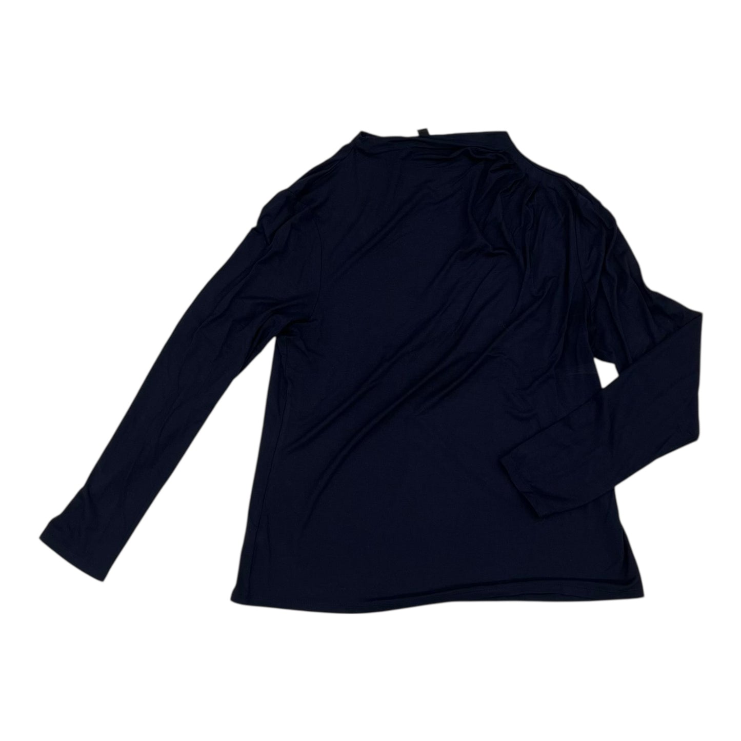 Blouse Ls By Ann Taylor In Blue, Size:L