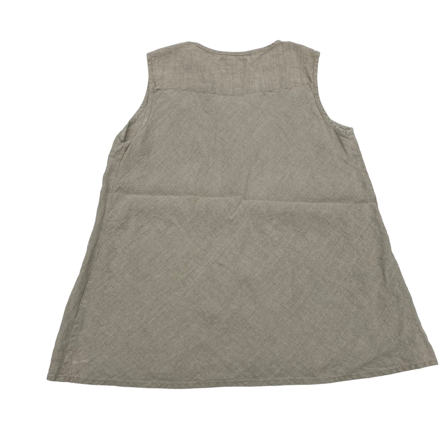 TAN TOP SLEEVELESS by FLAX Size:M