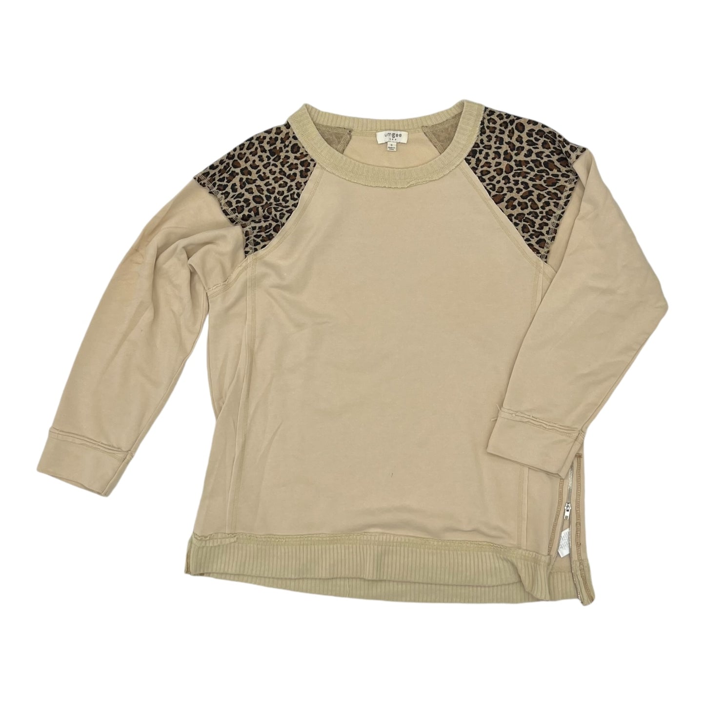 TAN TOP LS by UMGEE Size:S