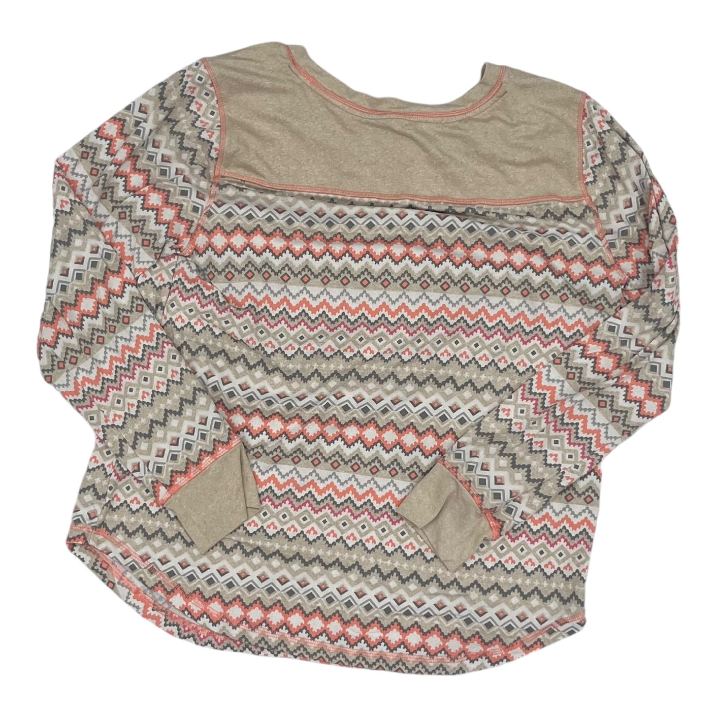 Top Ls By Cuddl Duds In Tan, Size:M