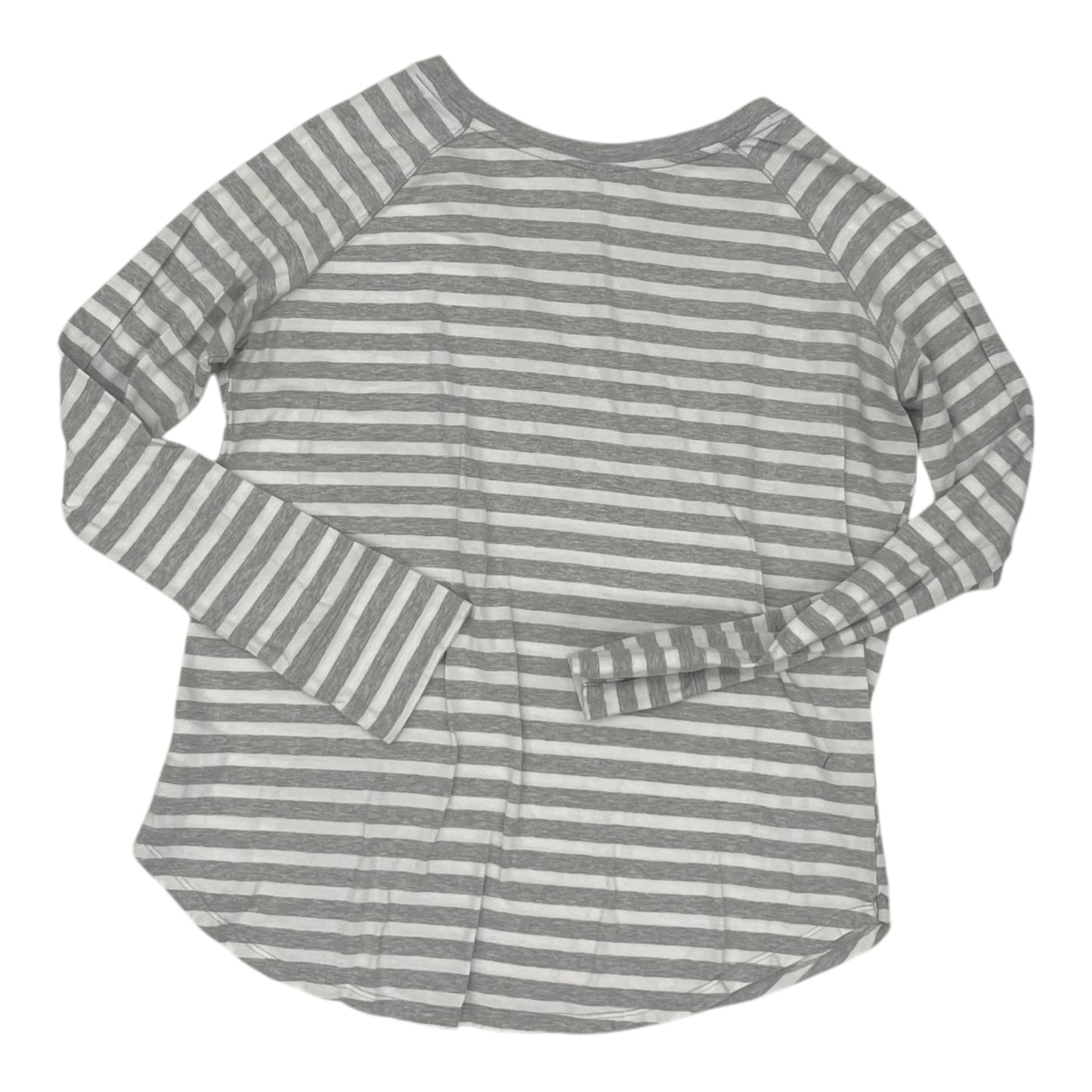 Top Ls By Double Zero In Grey & White, Size:L