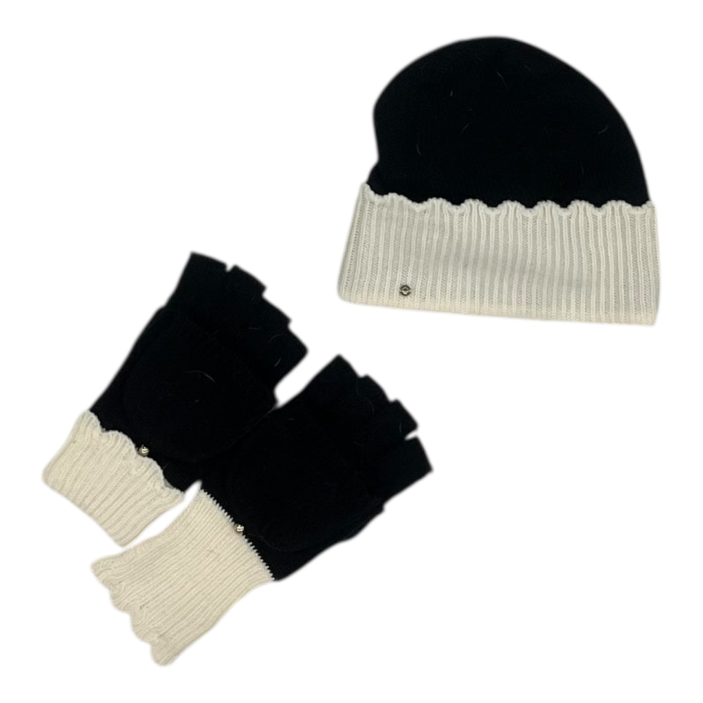 Hat Designer By Kate Spade In Black & White