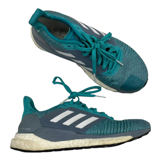 Shoes Athletic By Adidas In Aqua, Size:7.5