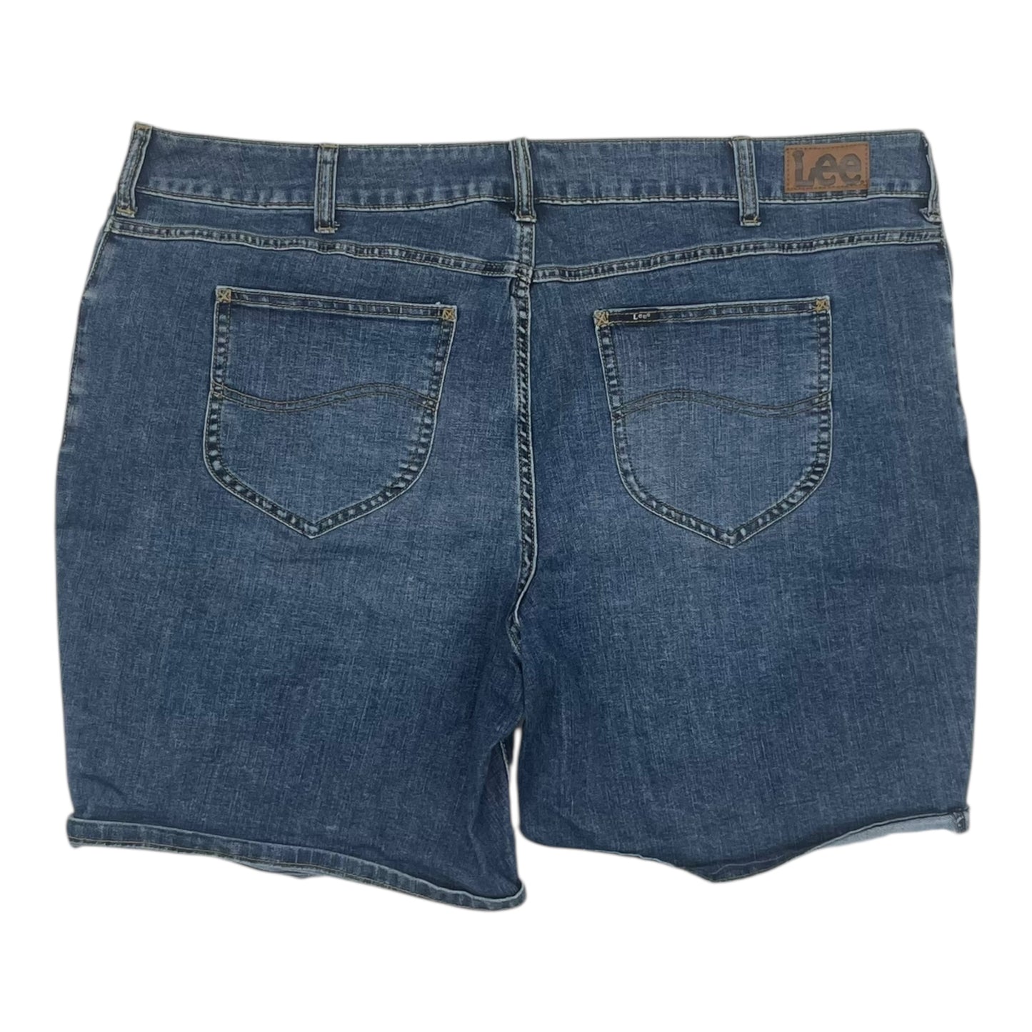 Shorts By Lee In Blue Denim, Size:24