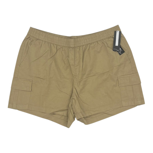 Shorts By Clothes Mentor In Tan, Size:2X