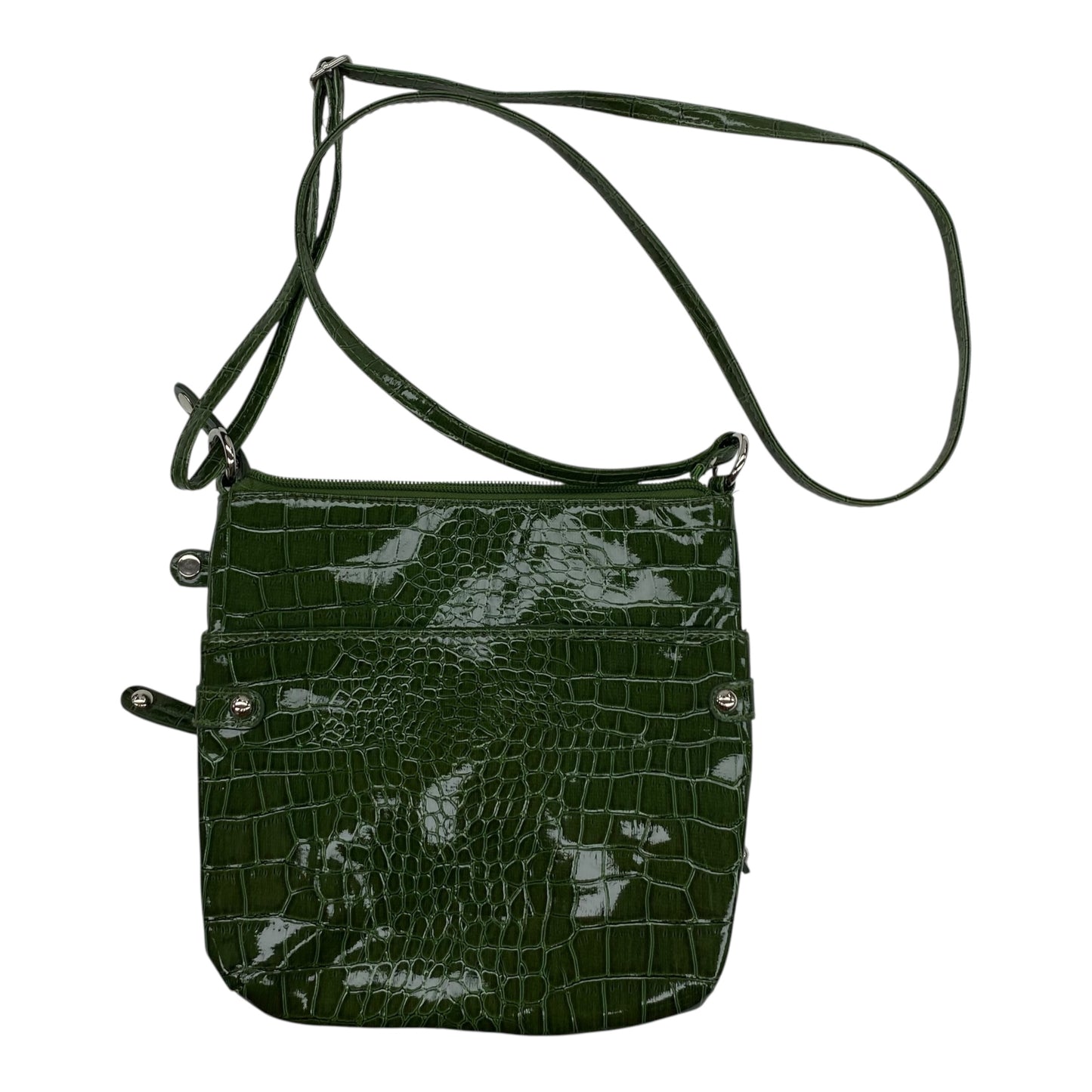 Crossbody By Clothes Mentor In Green, Size:Medium